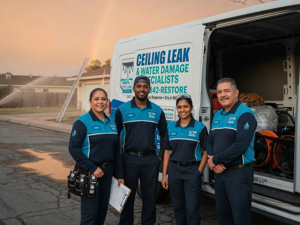 Ceiling Leak Cleanup company in Novato, CA