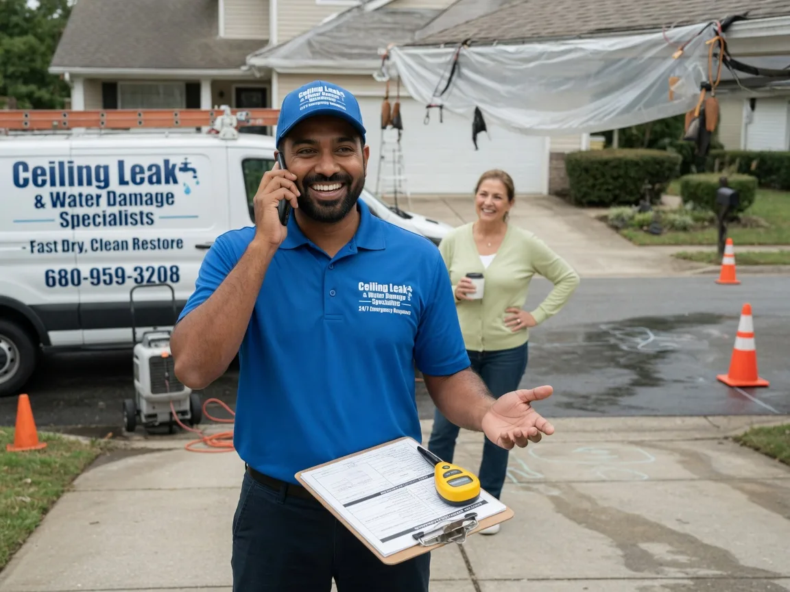 Ceiling Leak Cleanup Novato, CA FAQs